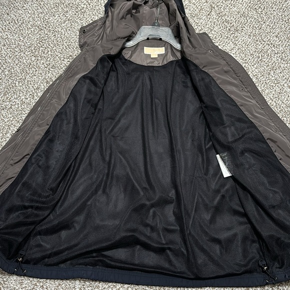 Micheal Kors navy blue long rain coat S - Picture 8 of 9